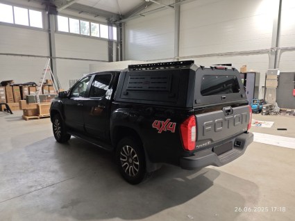 Kунг на кузов Foton G7 2 стекла алюминиевый купить в Москве